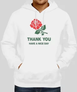 Inspired Chinatown Market Thank You Chenille Patch Hoodie Sweatshirt 1