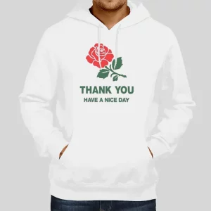 Inspired Chinatown Market Thank You Chenille Patch Hoodie Sweatshirt