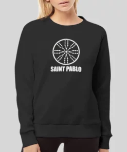 Inspired Kanye West Saint Pablo Hoodie Black 4