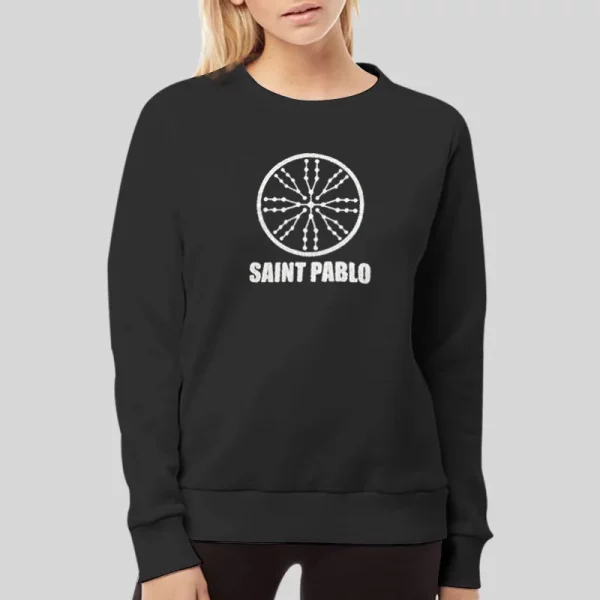 Inspired Kanye West Saint Pablo Hoodie Black