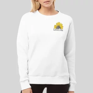 Inspired Live A Little Sunflower Hoodie 3