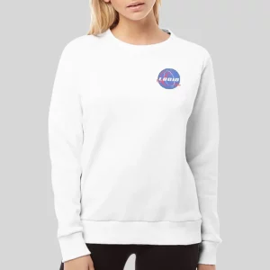 Inspired Logic Space Hoodie White Merch 3