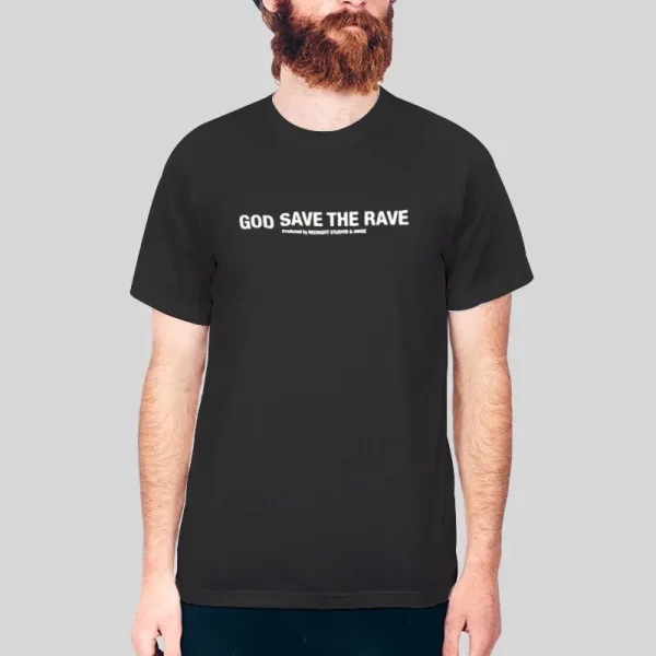 Inspired Midnight Studios God Save The Rave Hoodie Two Side