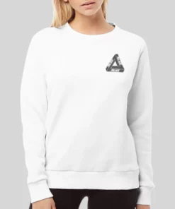 Inspired Palace Tri Line Hoodie White Merch 4