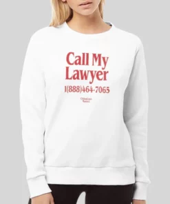 Inspired Printed Back Chinatown Call My Lawyer Hoodie 4