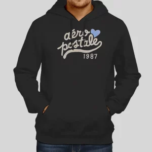 Inspired Vintage 1987 Blue Aeropostale Hoodie 1