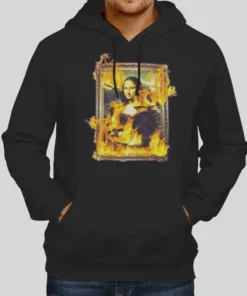 Inspired Vintage Burn Again Pleasures Mona Lisa Hoodie Back 1