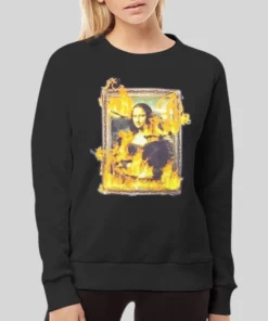 Inspired Vintage Burn Again Pleasures Mona Lisa Hoodie Back 4