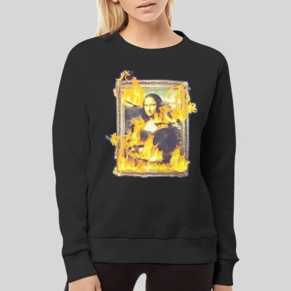 Inspired Vintage Burn Again Pleasures Mona Lisa Hoodie Back