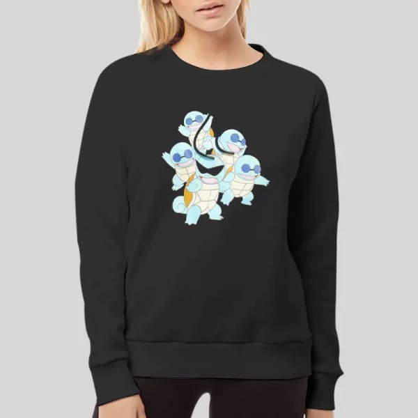 Inspired Vintage Squirtle Squad Hoodie