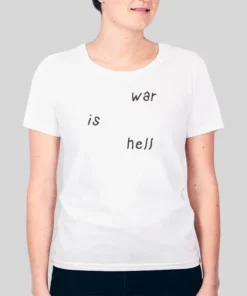 Inspired White War Is Hell Hoodie 2