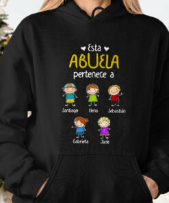 Personalized Abuelo Abuela Spanish Grandma Grandpa Belongs Hoodie 3