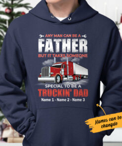 Personalized Dad Trucker Hoodie 1