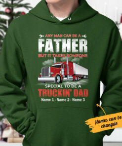 Personalized Dad Trucker Hoodie 3