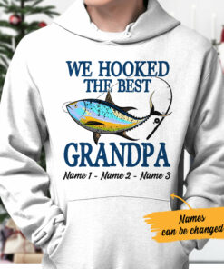 Personalized Fishing Dad Hoodie 2