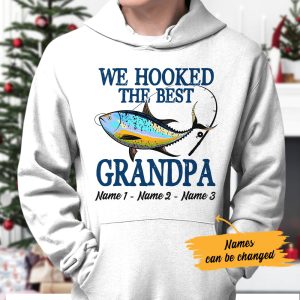 Personalized Fishing Dad Hoodie 2