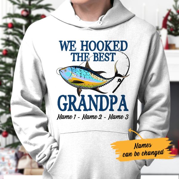 Personalized Fishing Dad  Hoodie