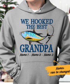 Personalized Fishing Dad Hoodie 3