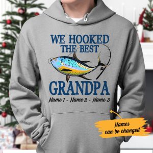 Personalized Fishing Dad Hoodie 3