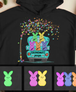 Personalized Grandma Peeps Easter Hoodie 1