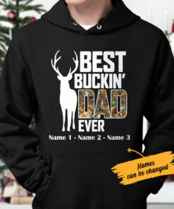 Personalized Hunting Dad Hoodie 1