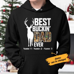 Personalized Hunting Dad Hoodie 1