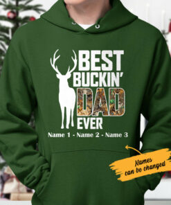 Personalized Hunting Dad Hoodie 1 Personalized Hunting Dad Hoodie 2