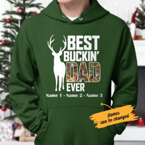 Personalized Hunting Dad Hoodie 2