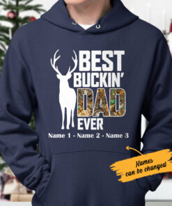 Personalized Hunting Dad Hoodie 2 Personalized Hunting Dad Hoodie 3