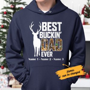 Personalized Hunting Dad Hoodie 3