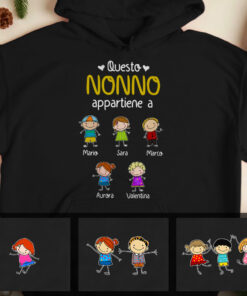 Personalized Nonno Nonna Italian Grandma Grandpa Hoodie 1