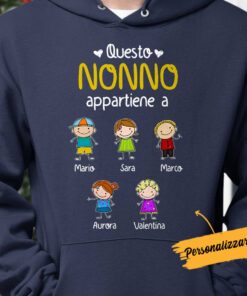 Personalized Nonno Nonna Italian Grandma Grandpa Hoodie 2