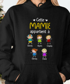 Personalized Papy Mamie French Grandma Grandpa Belongs Hoodie 2