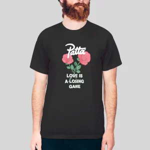 Rose Flower Patta Love Is a Losing Game Hoodie 2