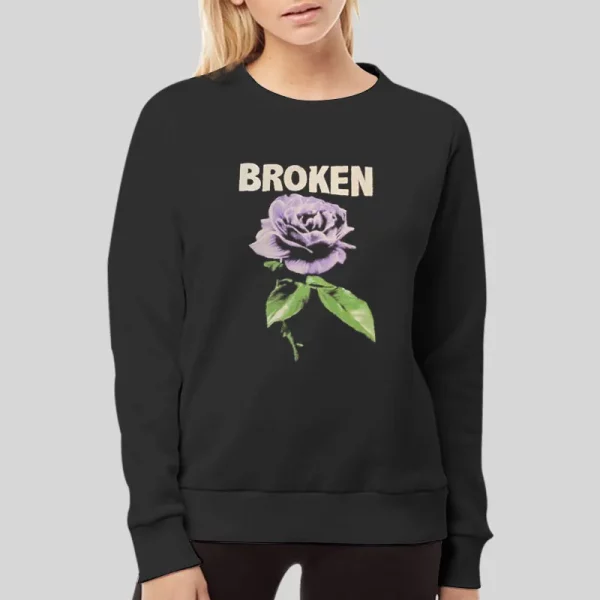 Rose Flowers Broken Promises Hoodie