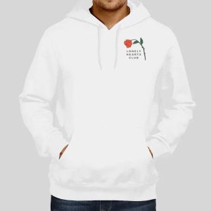 Rose Flowers Lonely Hearts Club Hoodie