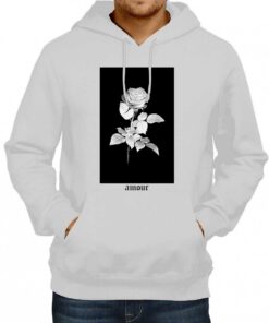 Rose Pink Amour Hoodie 1 Rose Pink Amour Hoodie 2