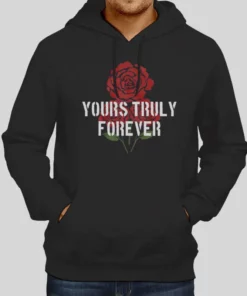 Rose Yours Truly Purple Hoodie 1