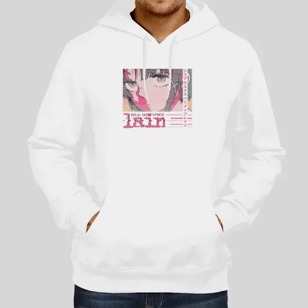 Science Fiction Anime Serial Experiments Lain Hoodie