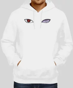 Sharingan And Rinnegan Sasuke Eyes Hoodie 1