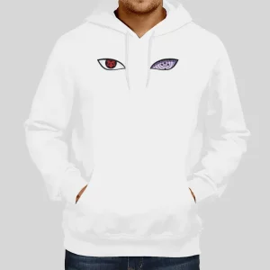 Sharingan And Rinnegan Sasuke Eyes Hoodie