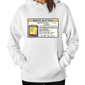 Spongebob Bikini Bottom Driver Spongebob License Hoodie