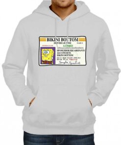 Spongebob Bikini Bottom Driver Spongebob License Hoodie 3