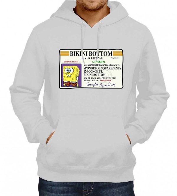 Spongebob Bikini Bottom Driver Spongebob License Hoodie