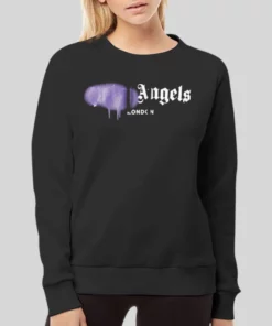 Sprayed Logo London Palm Angels Hoodie 2 Sprayed Logo London Palm Angels Hoodie 3