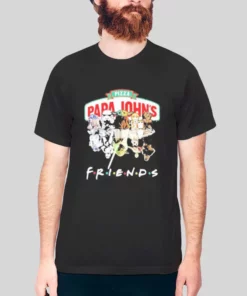 Star Wars Characters Friends Papa Johns Hoodie 2