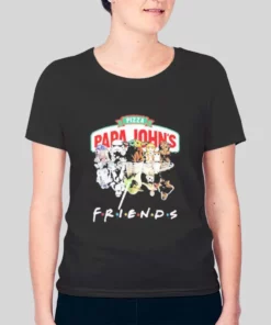 Star Wars Characters Friends Papa Johns Hoodie 3