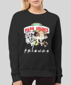 Star Wars Characters Friends Papa Johns Hoodie 4