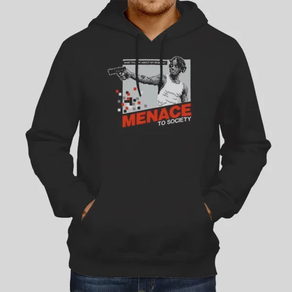 Streetwear 8 BIT to Society Menace Hoodie