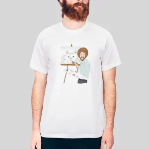 Streetwear Beautiful Mountain Bob Ross Ripndip Hoodie